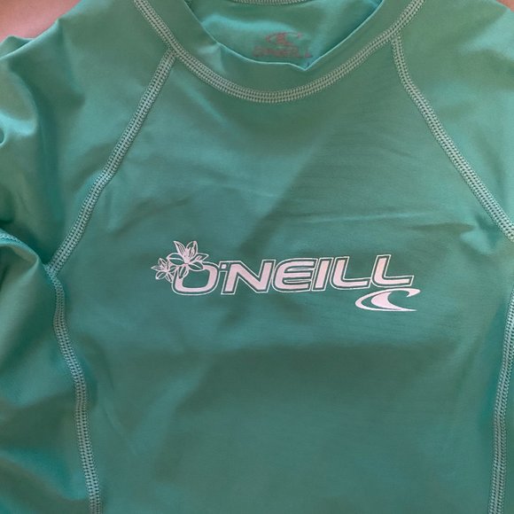 O'Neill Rash Guard in Seaglass Green - Picture 3 of 3